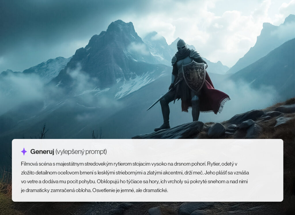 rytier - ukážka vygenerovaného obrázku cez AI nástroj Freepik Pikaso