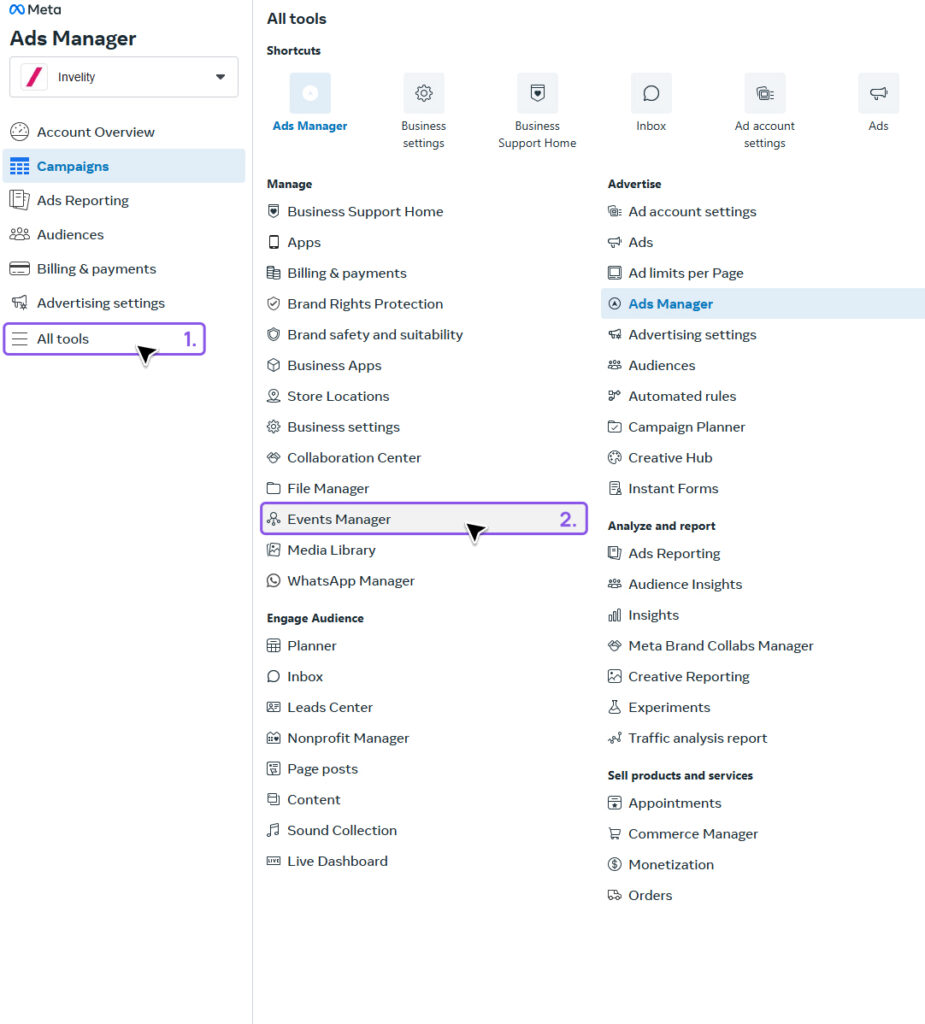 výber events managera
